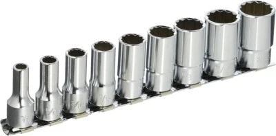 KoKen 3/8Sq 12-sided Semi Deep Socket Set RS3305X/8  Made in Japan - Image 1 of 3