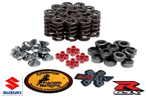 Kibblewhite Titanium Spring Kit RED Seals 93-98 Suzuki GSXR 1100W 93-95 GSXR750W - Picture 1 of 24