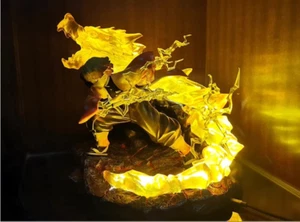 Animación Cazador de Demonios Akaza Figuras Resina Estatuas Modelo Iluminable Coleccionables - Imagen 1 de 23