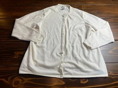 Suéter Liz Baker, Para Mujer Talla Grande 2X, Crema, Cárdigan, Manga Larga Foto 1 de 4