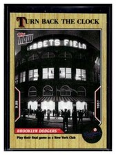 2022 Topps Now Turn Back the Clock #183 Brooklyn Dodgers Base Card (Qty)