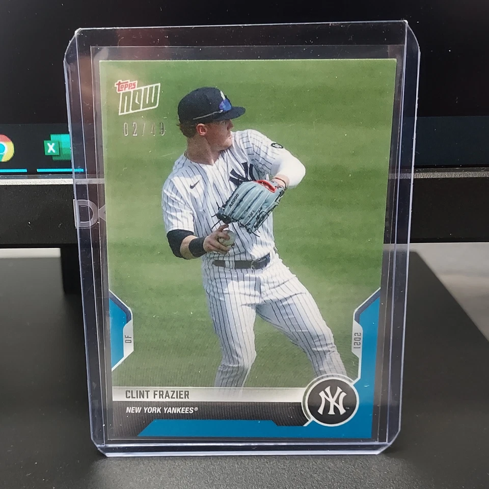 2021 Topps Now Road to Opening Day- Yankees Clint Frazier - Blue Parallel #2/49 - Image 1 of 1