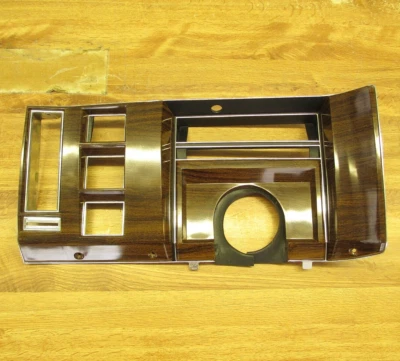 1977 & 1978 CADILLAC DEVILLE AND FLEETWOOD DASH FACE APPLIQUE WALNUT GRAIN - Image 1 of 4