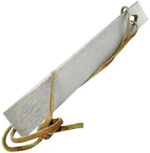 Schrade Oldtimer Hone A3 Stahlstein mit Leder Schlüsselband und brauner Scheide HS1 - Bild 1 von 2