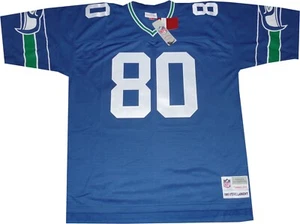 Steve Largent Seattle Seahawks Mitchell Ness 7354A Trikot neue Etiketten blau 48 XL - Bild 1 von 7