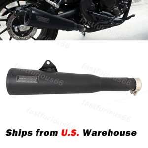 Motorcycle Exhaust Tips For Honda CM300 Rebel 500 2017-2025 Slip On Tail Muffler - Picture 1 of 10