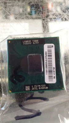 used SL9VY Intel Pentium Dual Core T2080 1.733GHz/1M/533MHz Socket M PROCESSOR  - Image 1 of 2