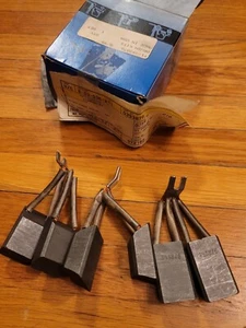 0393876 : Brush Set - 3 Pair For Mitsubishi New Old Stock !!Free Shipping!! - Picture 1 of 3