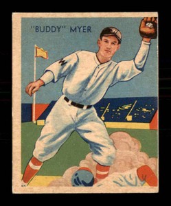 1934 Diamond Stars #4 Buddy Myer   VGEX X2738636