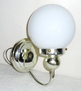 Aplique Thomas Industries Atomic Orb Ball Lámpara de Luz - Etiqueta Hecha en Unión De Colección - Imagen 1 de 4