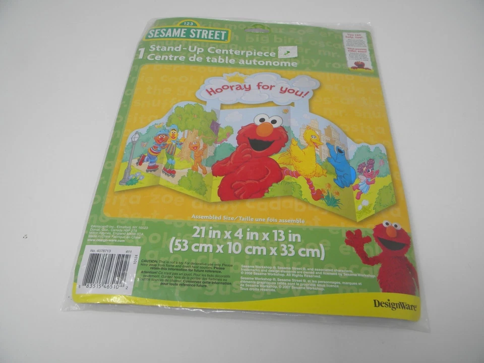 Sesame Street Stand Up Centerpiece Party Supply Decoration - Image 1 of 1