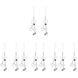 5 PCS Chaîne De Téléphonie Mobile Charme Sangle Téléphone Décoration Pour - Photo 1/12