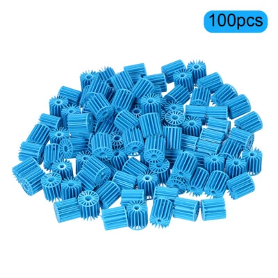100pcs Bio Balls Aquarium Fish  Filter Biological Filtration Media Blue T6M4 - Image 1 of 4