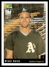 1991 Classic Best Southern Oregon A's Brent Gates Southern Oregon A's #24
