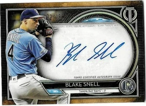 BLAKE SNELL 2020 TOPPS TRIBUTE CERTIFIED AUTOGRAPH #/199 - Picture 1 of 1