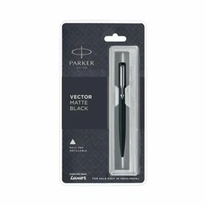 PAQUETE DE 3 BOLÍGRAFO VECTOR PARKER NEGRO MATE CT TINTA AZUL ENVÍO GRATUITO - Imagen 1 de 1