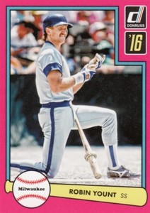 2016 Donruss ROBIN YOUNT Retail 1982 Pink Border Parallel #48 Brewers