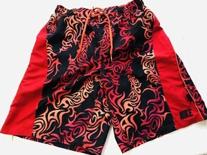 NIKE swim trunks boys size XL (18) inner mesh briefs elastic waist (p12) - Picture 1 of 8