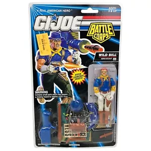 GI Joe Battle Corps Wild Bill 3.75" Figure Helicopter Pilot 1992 Hasbro MOC - Picture 1 of 6