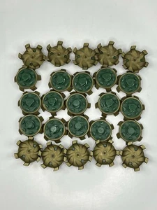 Vtg Eclipse Fast Twist Golf Shoe Spike Gold Dynamic Tech 25 Count New No Box - Picture 1 of 8