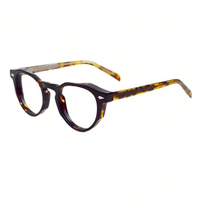 BETSION Acetato Redondo VIDRIOS DE LECTURA Negro Gafas Marcos Mujeres Hombres Lector - Imagen 1 de 33