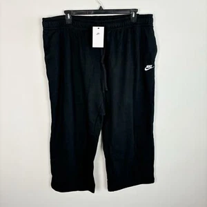 Nike Sportswear Club Fleece Women's Mid-Rise Wide-Leg Sweatpants Black Plus Size - Picture 1 of 7