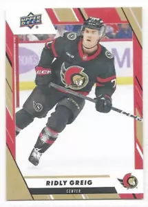 Ridly Greig 2024-25 Upper Deck Ottawa Senators Pack 2 #RG - Afbeelding 1 van 1