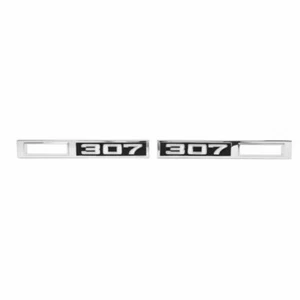 New Pair Of Front Marker Light Bezel 307 Trim Parts Fits Chevrolet Chevelle 4606 - Picture 1 of 1