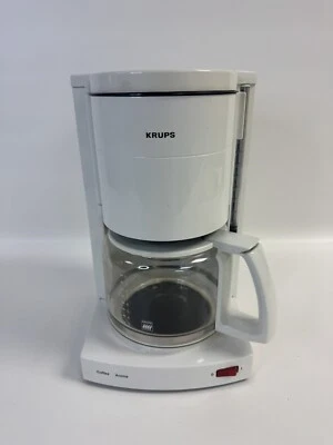 Vintage KRUPS Compact Aroma 10 Cup 50 oz. Coffee Maker Type 130A White - Image 1 of 4