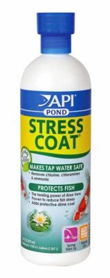 Pond Care Stress Coat 16 oz treats 1920 gal Removes Chlorine Conditions Water - Image 1 of 4