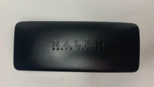 Ralph Lauren Eyeglasses Sunglasses Hard Case Clamshell Glasses Black - Picture 1 of 12