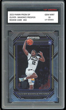 Oliver-Maxence Prosper 2023 Panini Prizm DP  1st Graded 10 Rookie Card #44 Kings