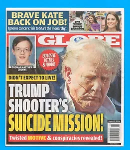 2024 Attack On TRUMP GLOBE magazine shooting Brand new excellent condition - Picture 1 of 1