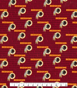 NFL Washington Redskins Mini Print Cotton Craft Sewing Fabric 58 Inches NEW - Picture 1 of 1