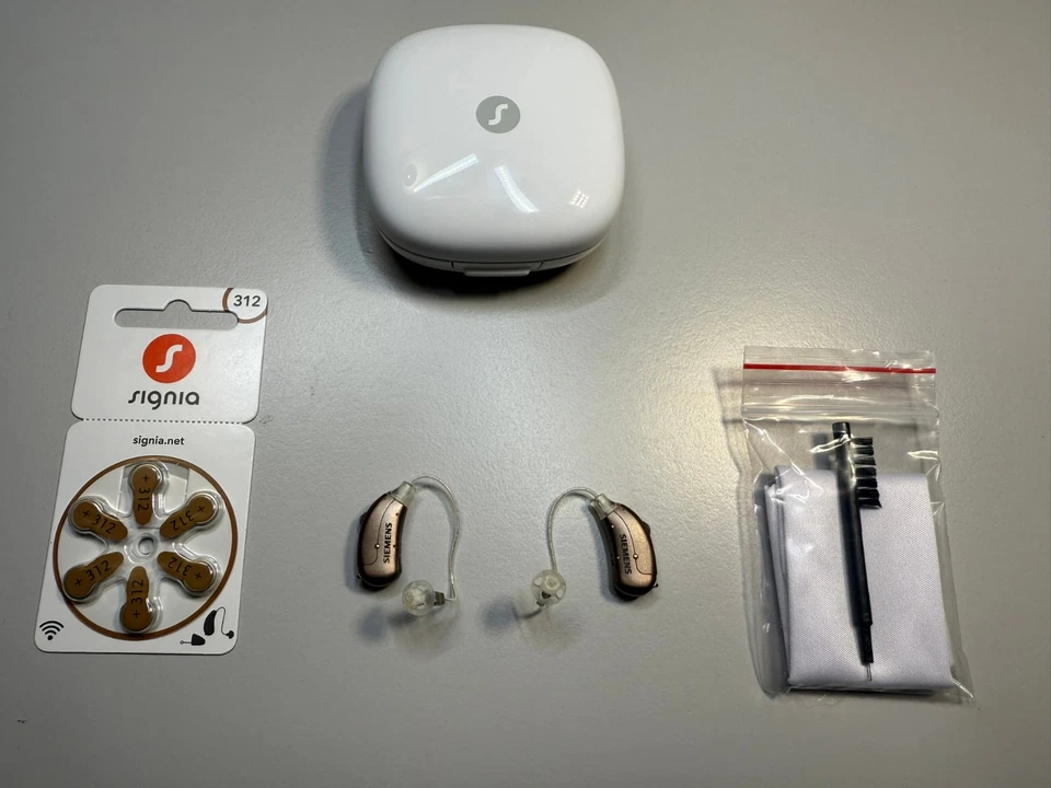 Слуховые аппараты Siemen Pure 301 RIC левый и правый цвет коричневый - Изображение 1 из 1