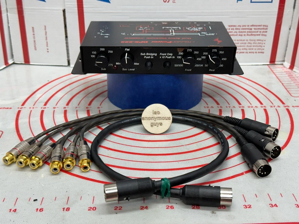 PPI Precision Power # DPX-222 Dual Active Crossover Vintage Old School RESTORED - Image 1 of 4