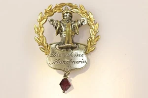 Abzeichen Silber geprüft vergoldet Die schöne Münchnerin e.V.  (HB388) - Bild 1 von 5