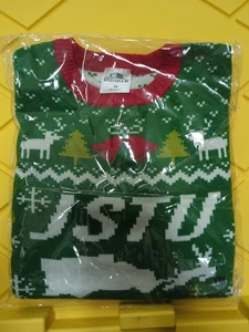 Jstu Weihnachtspullover Urlaub YouTube Laugh Daily Youth Medium YM - Bild 1 von 2