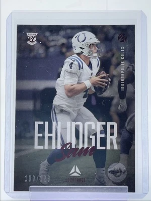 SAM EHLINGER 2021 CHRONICLES LUMINANCE ROOKIE RED BRONCOS RC /199 Q1300-H - Image 1 of 2