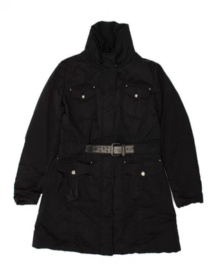 Abrigo acolchado TRUSSARDI JEANS para mujer IT 46 grande negro poliéster AN04 Foto 1 de 4