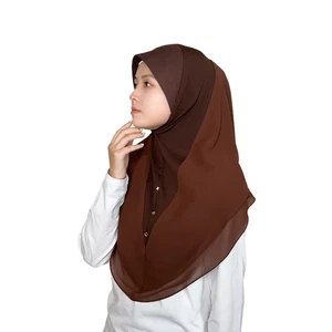 Overhead Khimar Hijab Schal Frauen Muslim Turban Kopfbedeckung Tücher Kopftuch Araber - Bild 1 von 27