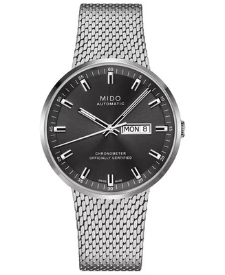 Reloj Mido Commander SWISS Automático Malla Pulsera Hombre Día Fecha M0316311106100 Foto 1 de 4