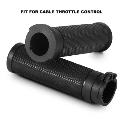 25mm 1" Cable Throttle Non-Slip Hand Grips For Harley V-Rod VRSCA VRSCB VRSCAW - Image 1 of 4