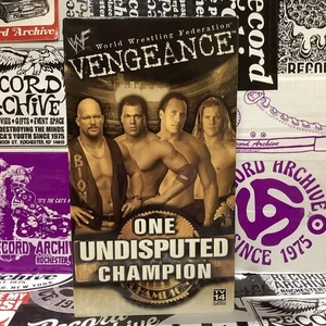 WWF - Vengeance 2002 (VHS) One Undisputed Champion - Picture 1 of 6