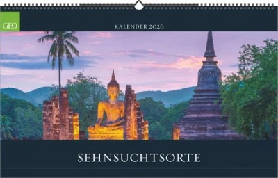 NEUMANN / TENEUES CALENDARS & STATIONERY GMBH & CO. KG GEO Sehnsuchtsorte 2026 - Wand-Kalender - Reise-Kalender - Poster-Kalender -