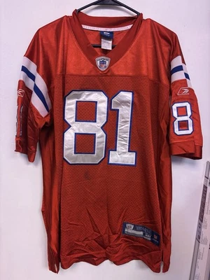 Aaron Hernandez #81 Jersey Men’s Large 48 Red Reebok Stitched NFL Authentic - Image 1 of 4