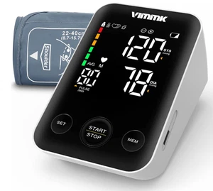 Vimmk Blood Pressure Monitor Upper Arm Type Model-C04 Heart Rate LED New - Picture 1 of 6