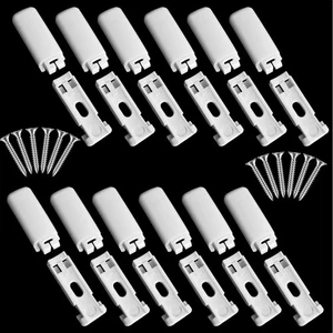 12Kit 24 Stück Plissee Ersatzteile Klemmträger, Spannschuhe Für Verspannte Pliss - Bild 1 von 8