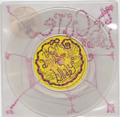 Cure U.K. Ltd. Numbered, Clear Vinyl 7" "Lullaby" Fiction, Near Mint - Image 1 of 4