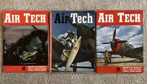 Air Tech Magazine LOT Of 3, 1942-1943 Second Issue - Bild 1 von 4